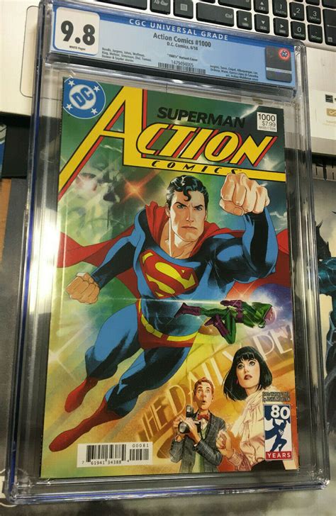 Action Comics 1000 Cgc 98 Joshua Middleton Superman