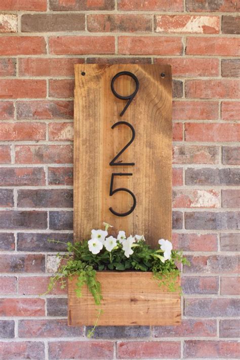 Large, highly visible numbers at the street make it easy to find your house for friends, family, delivery personnel and emergency services. 35 Creative DIY House Numbers That Are Better Than ...