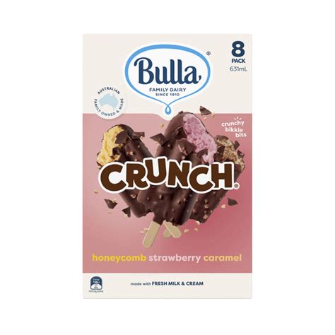 Calories In Bulla Frozen Multi Flavoured Yoghurt Sticks 8 Pack Calcount