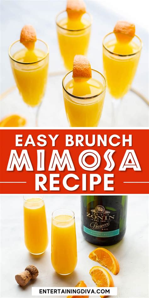 Classic Mimosa Recipe With A Non Alcoholic Option