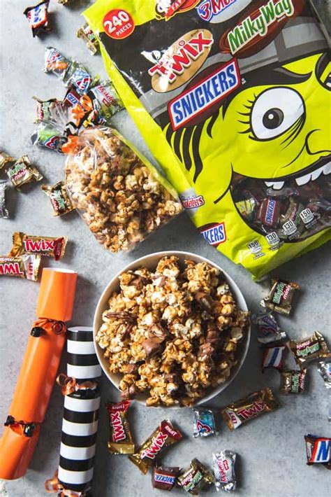 Twix Caramel Popcorn Halloween Poppers House Of Nash Eats
