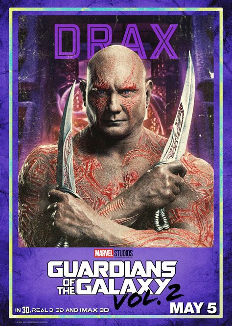 Gotg2 Unleashes Full Set Of Trading Card Inspired Character Posters