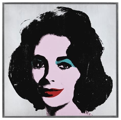 Andy Warhol 1928 1987 Silver Liz Post War And Contemporary Art