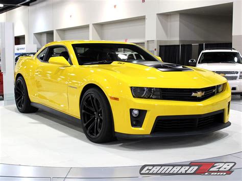 The First Rally Yellow Camaro Zl1 Shown At Milwaukee Auto Show