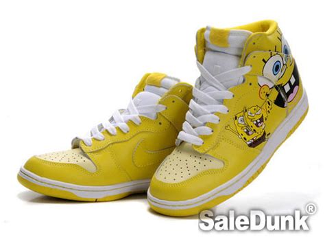 Custom SpongeBob Nike Dunk Hightops Square Pants Yellow For Men - Cx201306's blog
