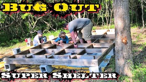 Building A Bug Out Survival Super Shelter Recycled Materials Youtube