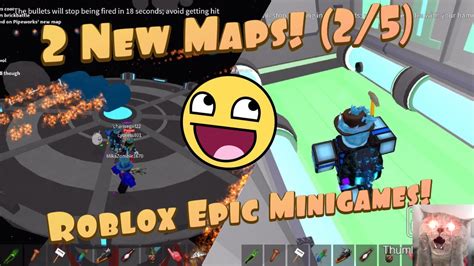 Roblox Epic Minigames 2 New Maps Pipeworks And Bullet Evasion