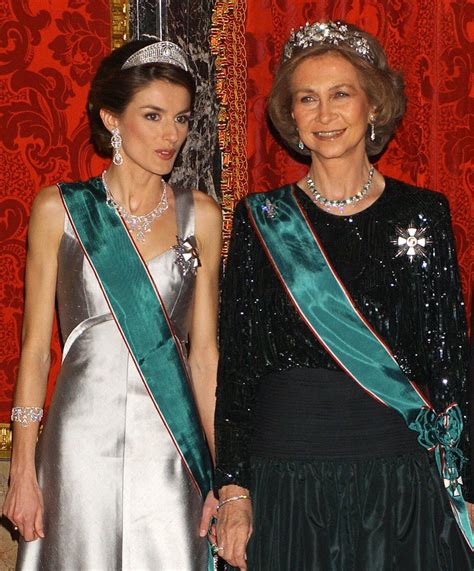 Queen sofa sfi sofia greek sofia formerly princess sophia of greece and denmark born 2 november 1938 is the wife of king juan carl. letizia & sofia of spain | Joyas de la corona, Sofía de ...