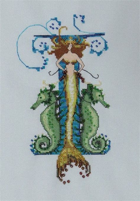 Completed Finished Cross Stitch Nora Corbett Mirabilia Letters From