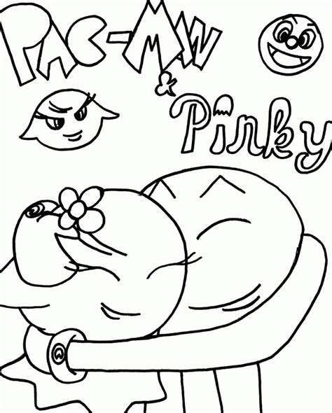 1) if you have javascript enabled you can click the print link in the top half of the page and it will automatically print the coloring page only and ignore the advertising and navigation at the top of. Pac Man Ghostly Adventures Coloring Pages - Coloring Home