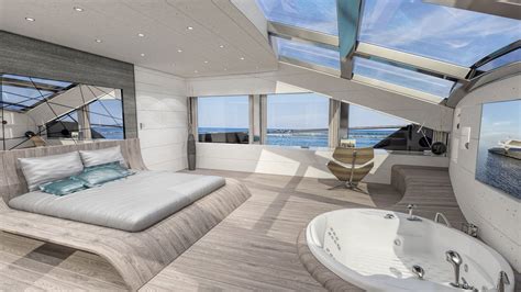 luxury yacht amnesia concept master cabin — yacht charter and superyacht news