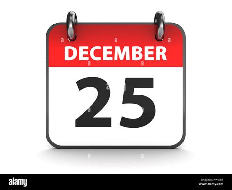 25th December Calendar High Resolution Stock Photography And Images Alamy