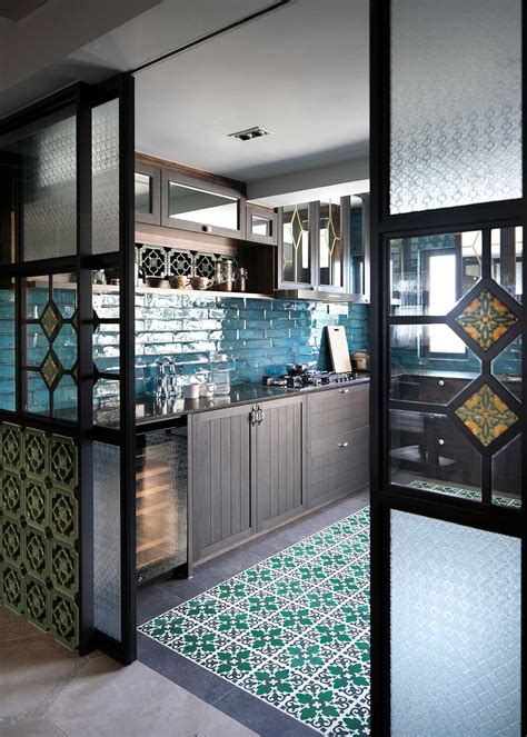 Peranakan Apartment Linear Style Concepts Kitchen Home Interior