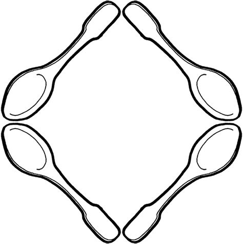 Spoon coloring page | download free spoon coloring page for kids Spoon Coloring Pages
