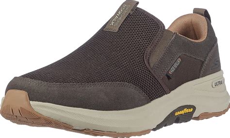 Amazon Com Skechers Men S Go Walk Outdoor Athletic Slip On Trail Hiking Shoes With Air Cooled