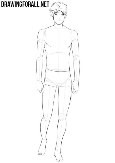 Now draw the muscle groups to the sides of the body. How to Draw an Anime Body