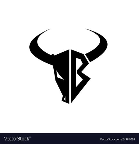 Bull Logo Royalty Free Vector Image Vectorstock