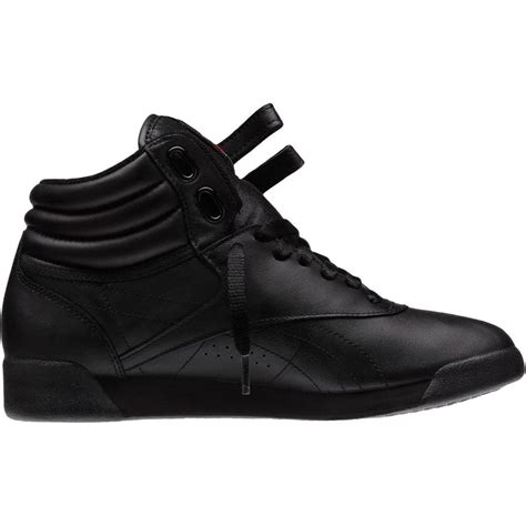Buy Cheap New Womens Reebok Classics Freestyle Hi Sneaker 71 Black