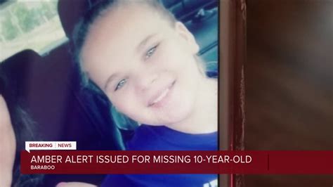 Amber Alert Issued For Missing 10 Year Old Girl From Baraboo Video