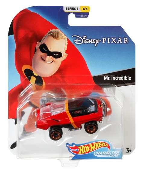 Hot Wheels Disney Pixar Mr Incredible Character Cars Series 6