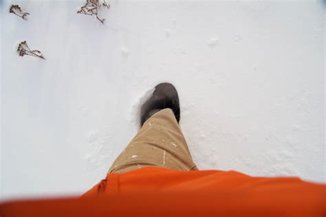 Knee Deep In Snow Free Stock Photo Public Domain Pictures