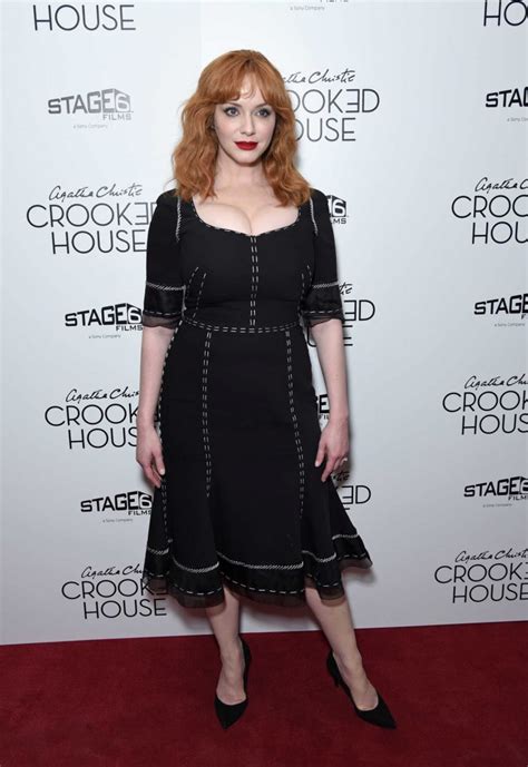 Christina Hendricks At The Crooked House Nyc Premiere At Metrograph In New York Celeb Donut