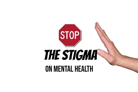 Stop The Stigma On Mental Health Poster Template Postermywall
