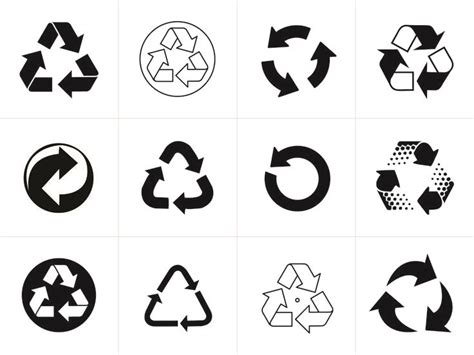 recycling symbol vectors for download recycle symbol beauty products labels recycle logo