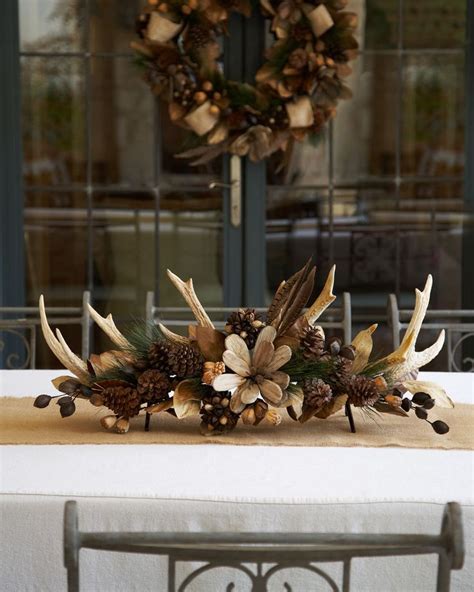 34 Natural Centerpiece Natural Centrepiece Rustic Holiday Holiday Decor