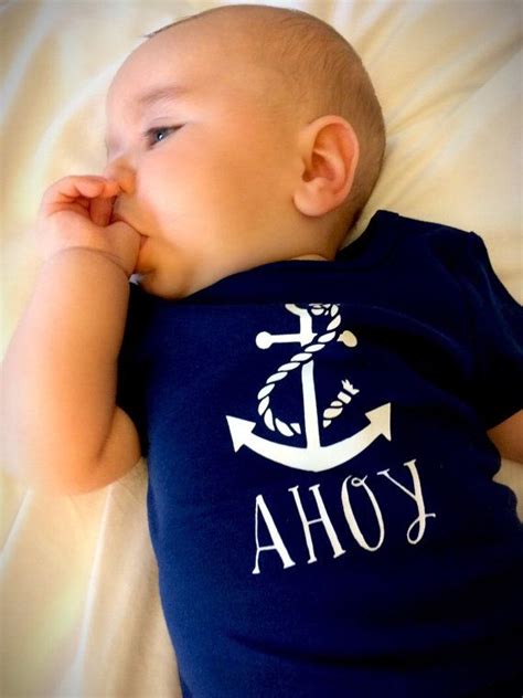 Nautical Shirt Nautical Onesie Baby Boy Onesies Baby Boy Shower