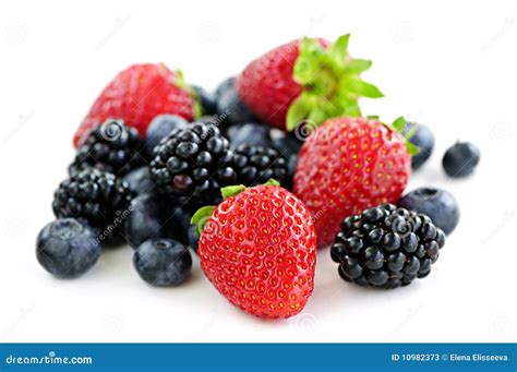 Assorted Fresh Berries Stock Image Image Of Colourful 10982373