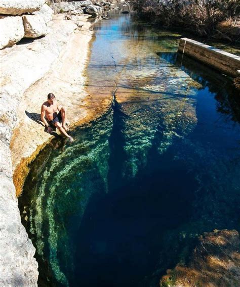 Jumping Into Jacobs Well 💦 Austin Texas Jacobs Well Blue Hole