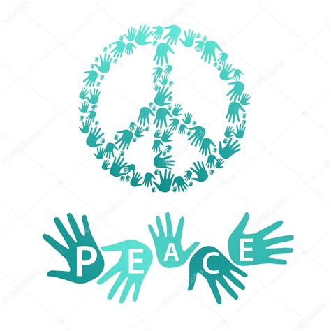 Símbolo Del Pacifismo Y La Paz Vector Gráfico Vectorial © Alisen