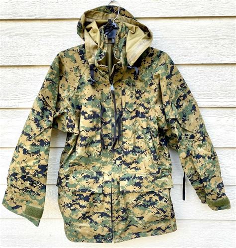 Genuine Usmc Gen Ii Apecs Gore Tex Digital Marpat Cold Weather Parka