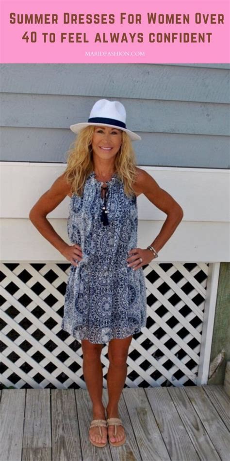 Summer Dresses For Older Women To Feel Always Confident Summer Outfits Women Over 40 Simple