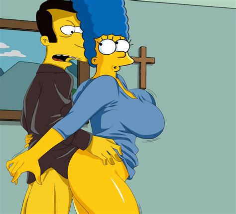 Rule 34 Fjm Male Marge Simpson Tagme The Simpsons Timothy Lovejoy