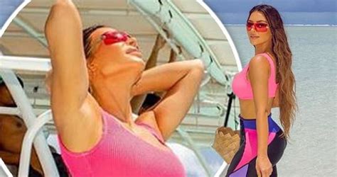 Kim Kardashian Showcases Stunning Bikini Body On Controversial 1m