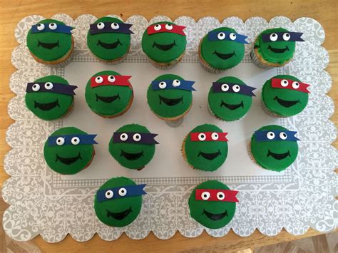 Ninja Turtle Cupcakes Ninja Turtle Cupcakes Ninja Turtles Holiday