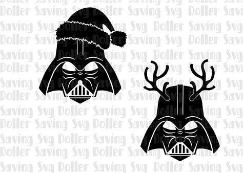 Star Wars Svg Christmas Svg Star Wars Christmas Svg Darth Etsy