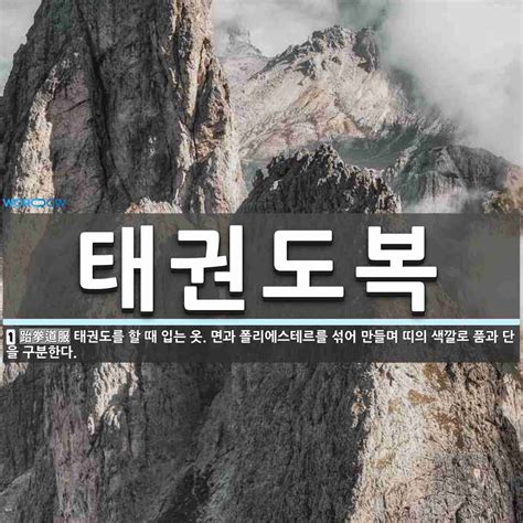 무도샵무스포t.r 태권도복 검정깃 소비자가 21,000원 무도샵전사가능 태권도복 검정깃/품깃 소비자가 20,000원 태권도복 의미: 태권도를 할 때 입는 옷. 면과 폴리에스테르를 ...
