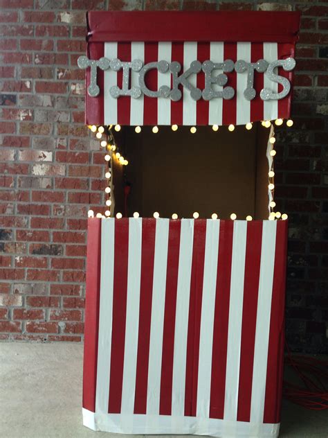 Ticket Booth Carnival Booth Popcorn Stand Cotton Candy Uk
