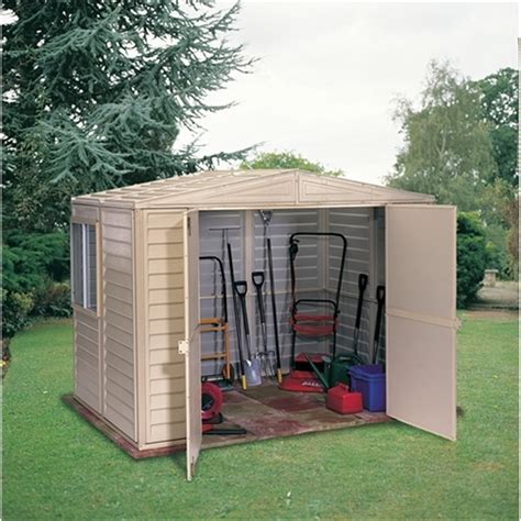 8 X 6 Deluxe Duramax Plastic Pvc Shed With Steel Frame 239m X 160m