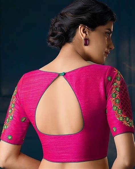 Saree Blouse Back Neck Designs 7 K4 Fashion