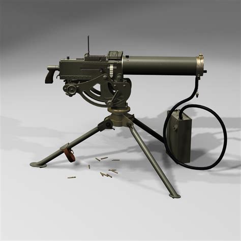 Machine Gun Browning 3d Lwo