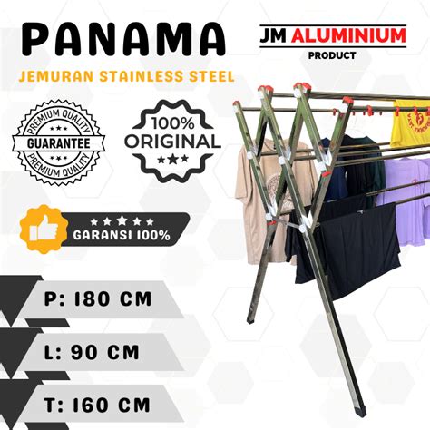 Jual Jemuran Stainless Steel Jumbo Super Panama M Cm