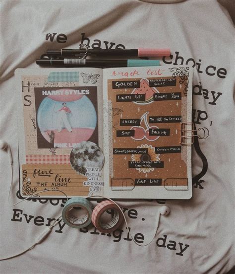 harry styles journal page #page #style ~ page style , page style hair , page style haircut , el 