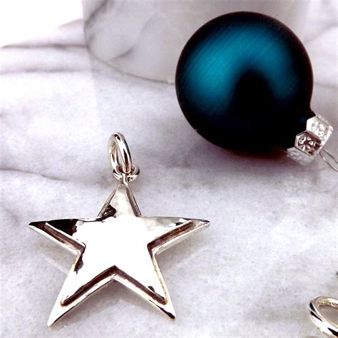 Sterling Silver Star Shaped Pendant Jamie Santellano