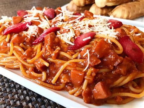 How To Make Filipino Style Spaghetti 10 Steps I Bake I Cook I Gobble