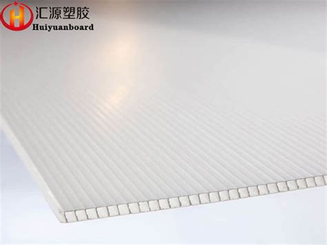Reusable 4x8 White Corrugated Plastic Cardboard