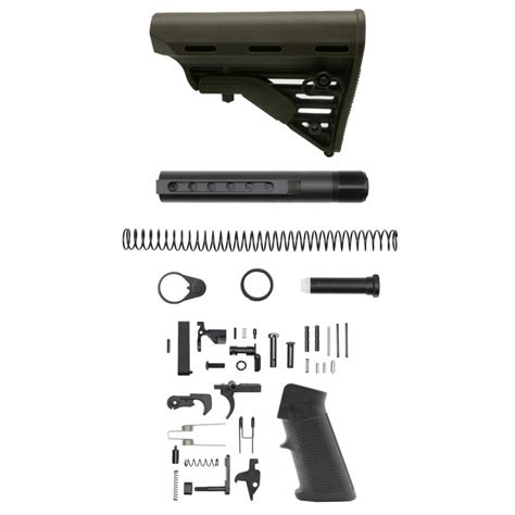 Ar 15ar 10 Blackhawk Knoxx Commercial Od Buttstock And Complete Buffer